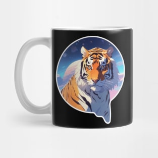 Beautiful cosmic Tiger art Mug